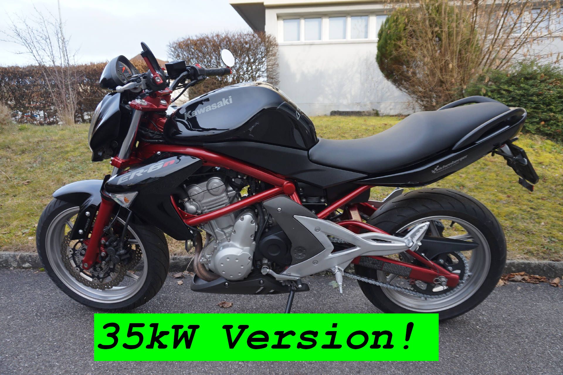 KAWASAKI ER-6n ABS ABS mit GPR Auspuff