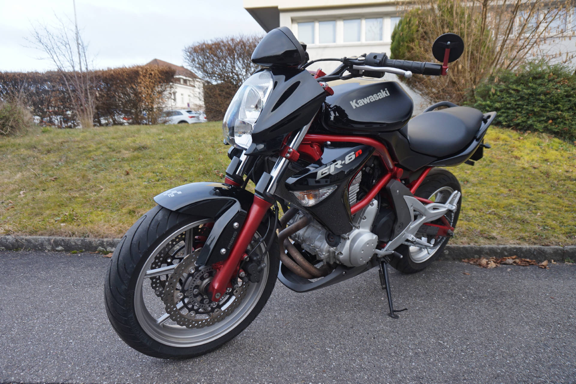 KAWASAKI ER-6n ABS ABS mit GPR Auspuff-showroom-element-1