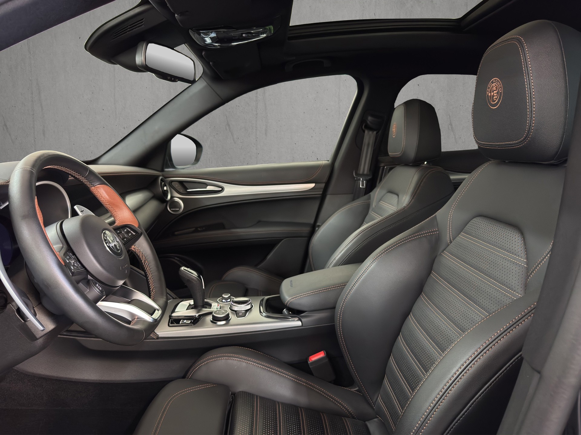 ALFA ROMEO Stelvio 2.0 Intensa Pack Sky Q4 AT8 "Sonder-Edition mit Panorama-Glasschiebedach"-image-7