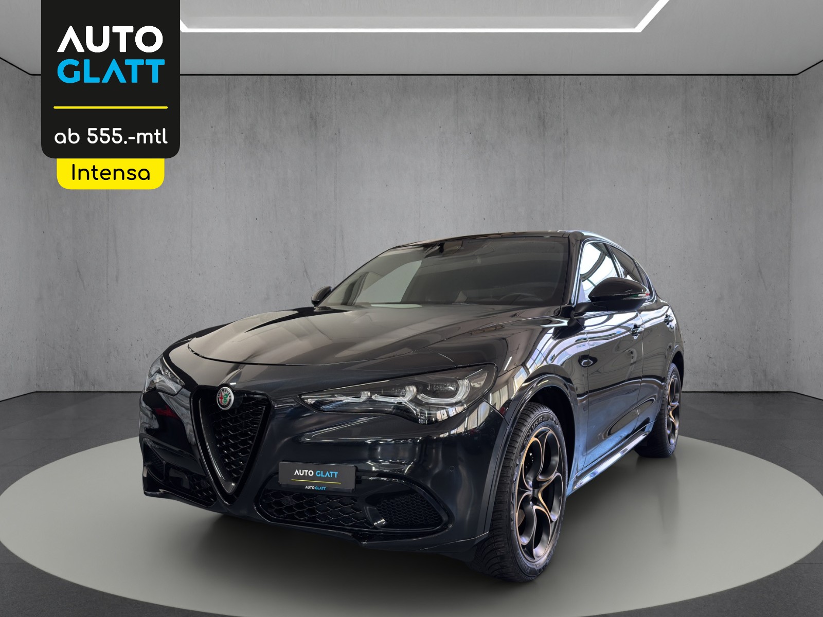 ALFA ROMEO Stelvio 2.0 Intensa Pack Sky Q4 AT8 "Sonder-Edition mit Panorama-Glasschiebedach"-image-0