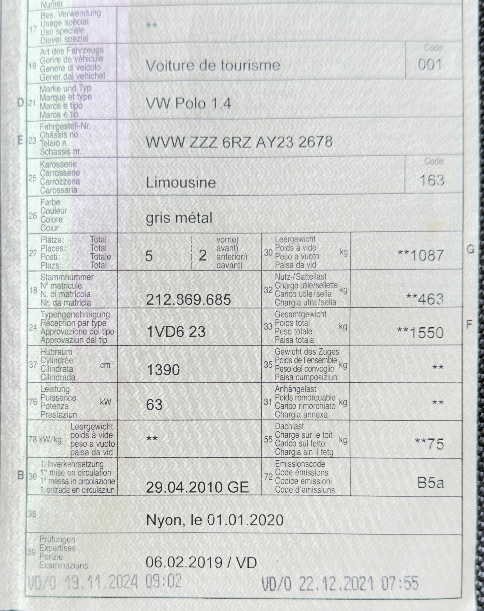 VW Polo 1.4 16V Comfortline-image-14