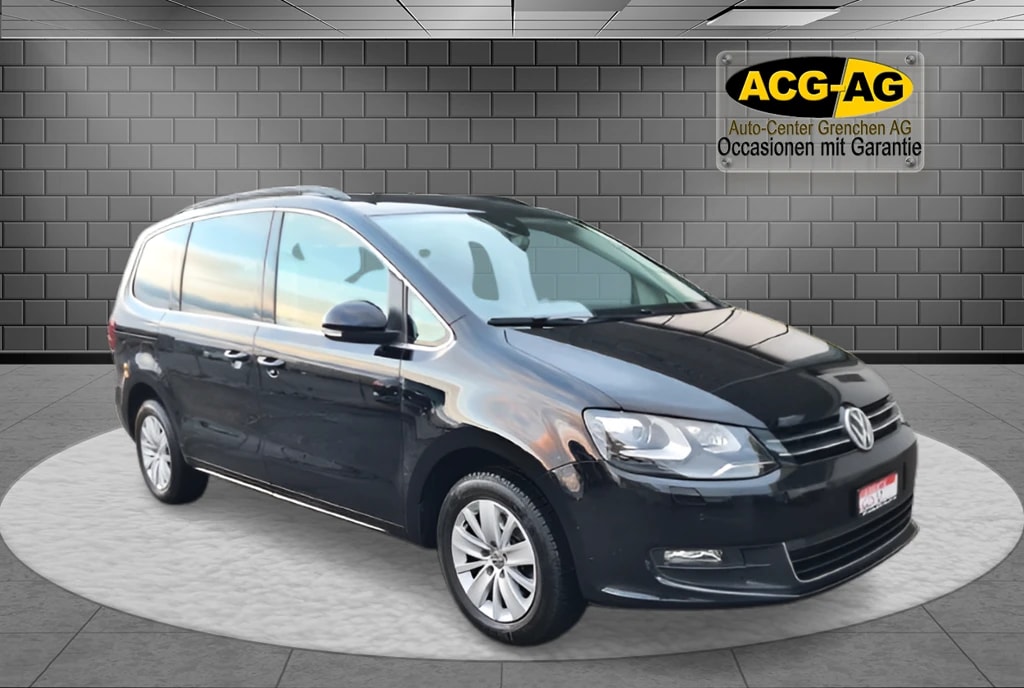 VW Sharan 2.0 TDI BMT Comfortline 4Motion DSG ** 7-Plätzer ** Gr-Navi ** Sitzheizung ** PDC V+H ** Frisch Ab MFK & Service **-image-0