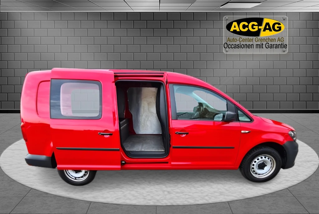 VW Caddy Maxi 2.0TDI 4Motion BlueMotion Technology ** Teil-Leder ** Klimaanlage ** Sortimo Schublade **-image-6