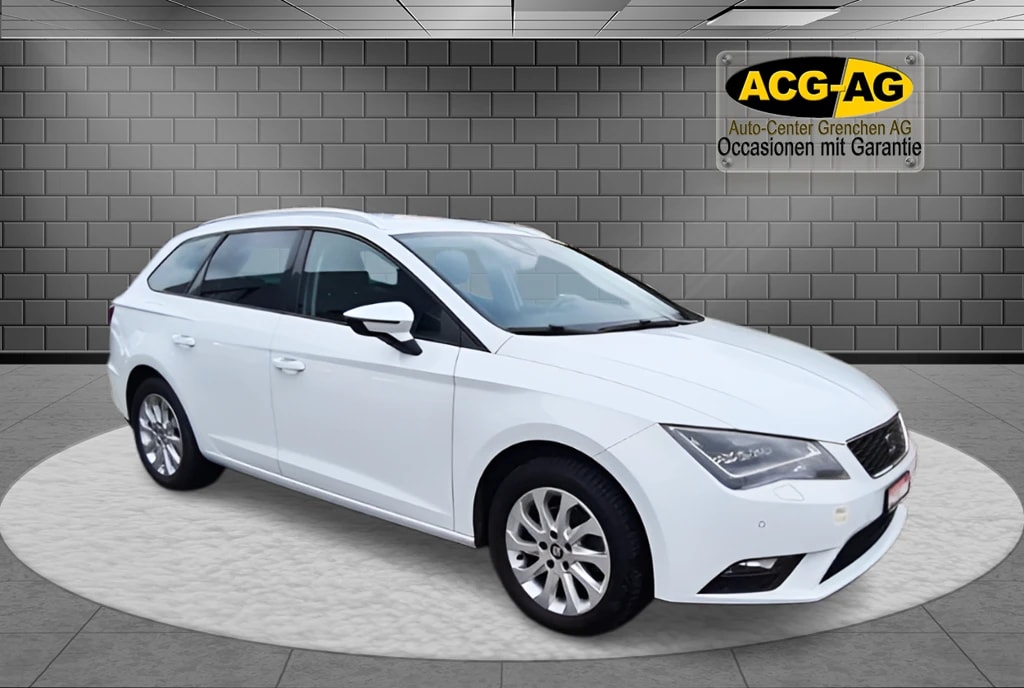 SEAT Leon ST 2.0 TDI Style DSG ** Alcantara-Leder ** Navigation ** Abstandsregelsysteme ** PDC ** Frisch Ab MFK & Service **-image-0