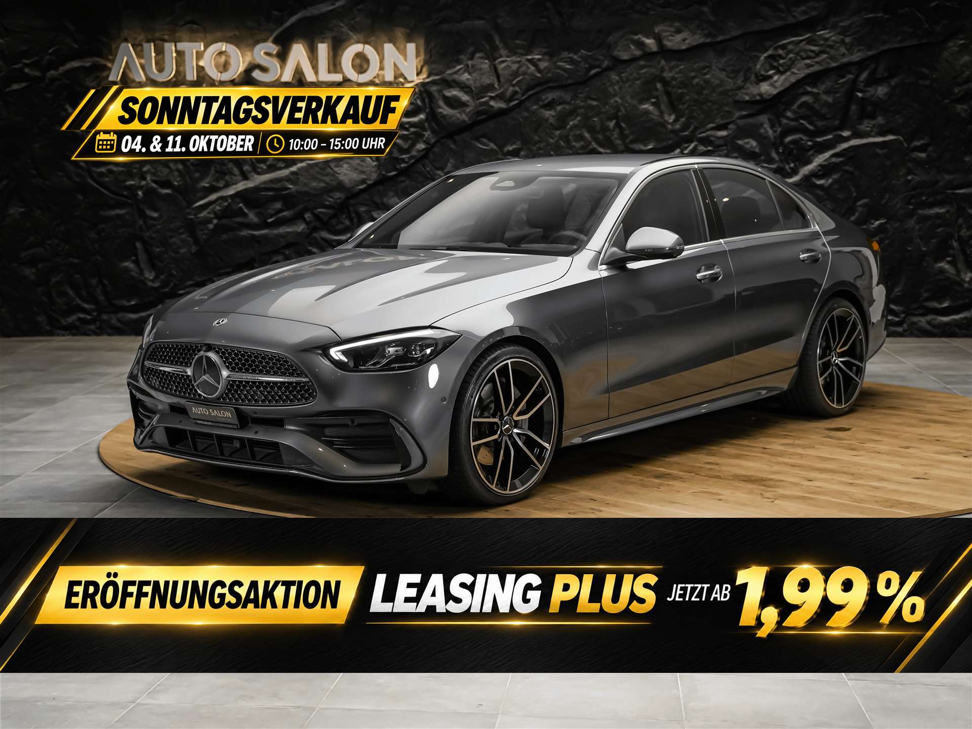 MERCEDES-BENZ C 300 d 4 Matic AMG Line *Werksgarantie*20" Felgen*-image-0