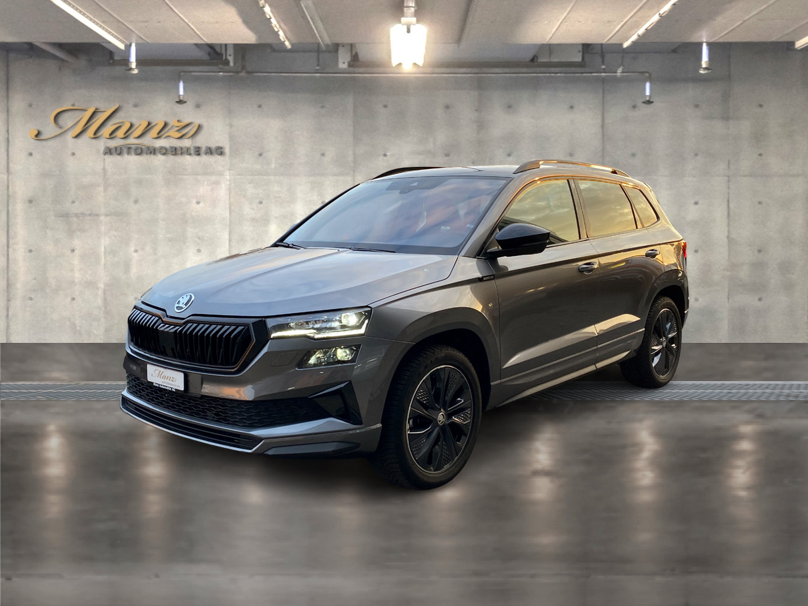 SKODA Karoq 2.0 TSI 190PS SportLine 4x4 DSG Top-Ausstattung **Panoramadach**-image-0