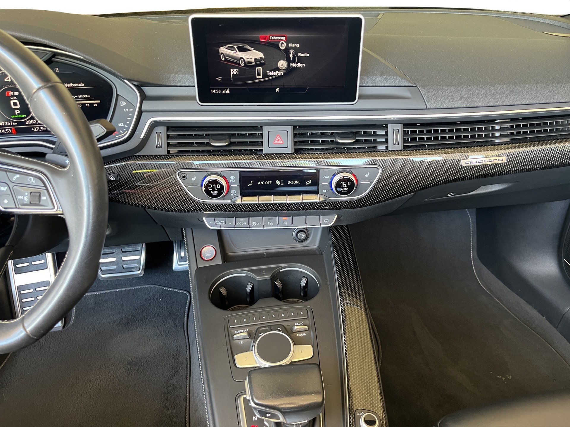 AUDI S5 Cabriolet 3.0 TFSI quattro tiptronic *Massage-Sportsitze, Carbon Interieur*-image-8