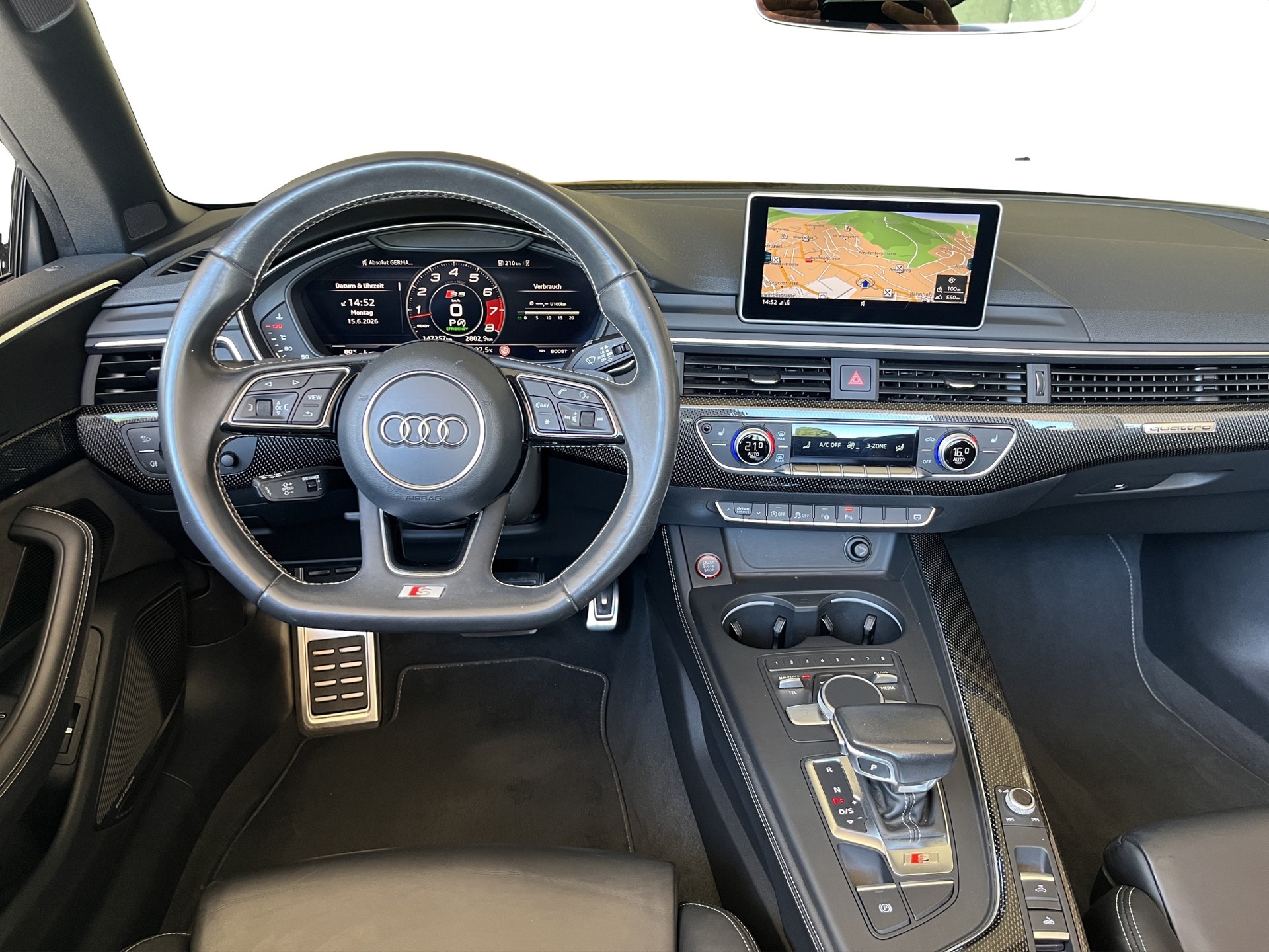 AUDI S5 Cabriolet 3.0 TFSI quattro tiptronic *Massage-Sportsitze, Carbon Interieur*-image-7