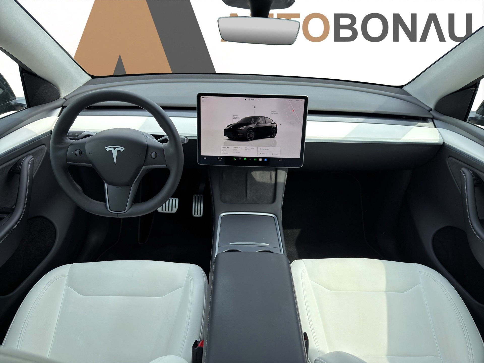 TESLA Model Y Performance D SOC 95.5% Weisses Interieur-image-11