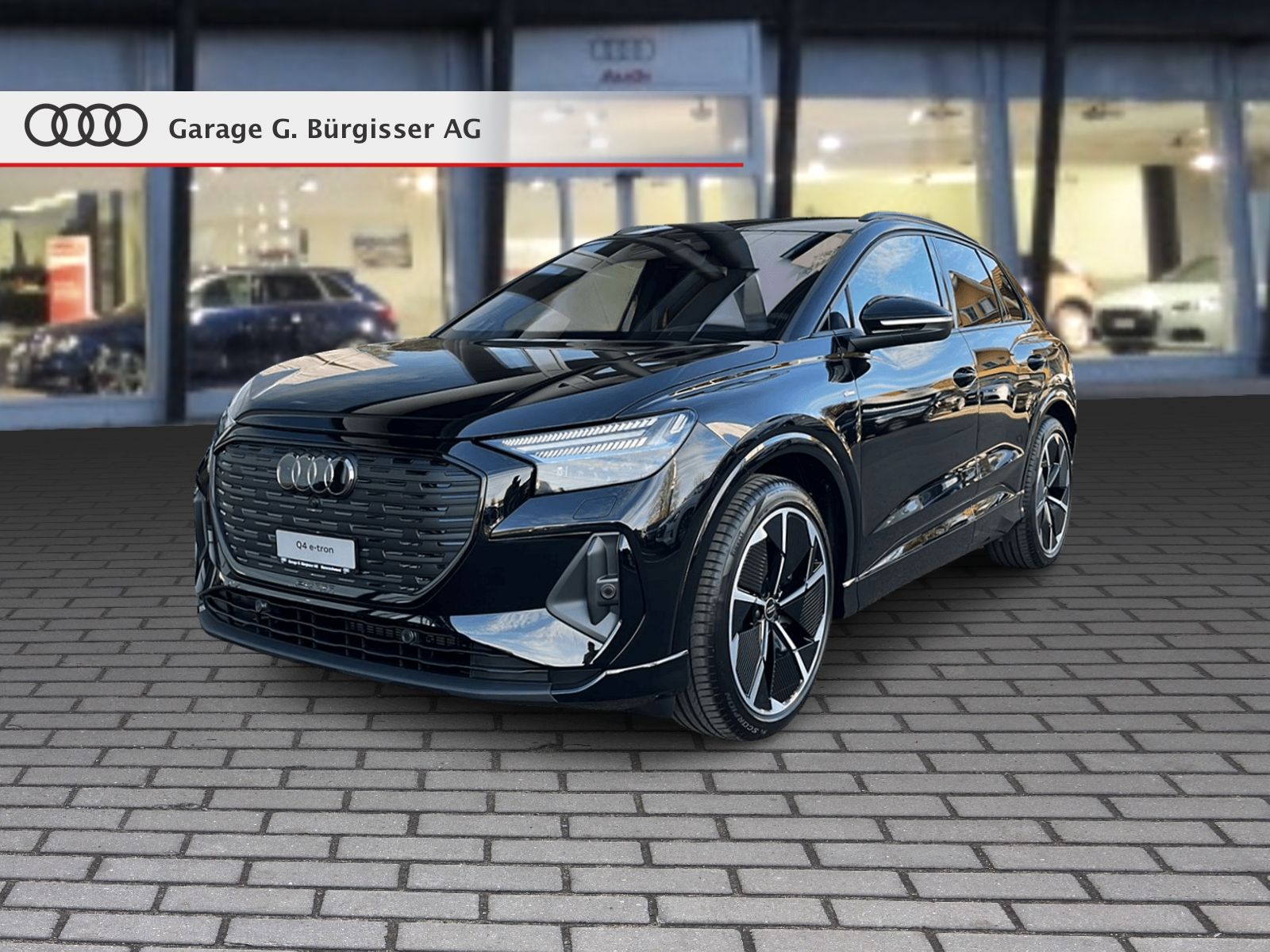 AUDI Q4 e-tron 45 Edition Swiss Ski quattro Mythosschwarz Metallic-image-0