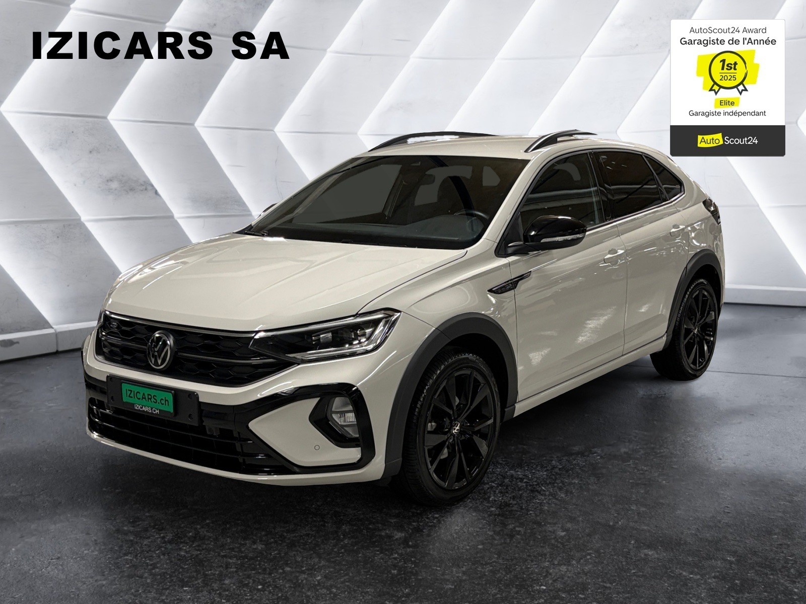 VW Taigo 1.5 TSI R-Line DSG / Caméra de recul / Gris Ascot-image-0