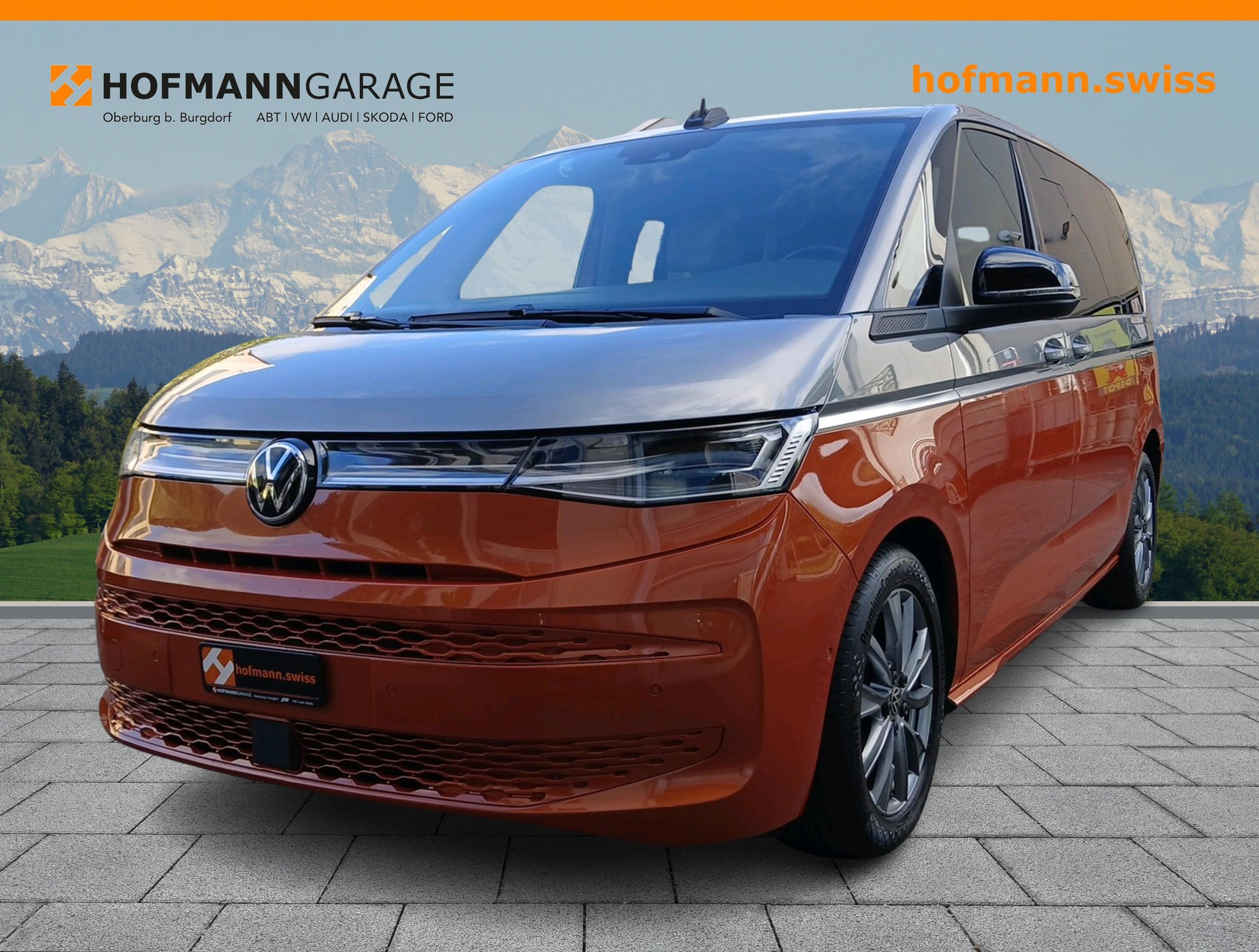 VW Multivan 2.0 TSI Style Liberty DSG Orange/Silber 7-Sitzer