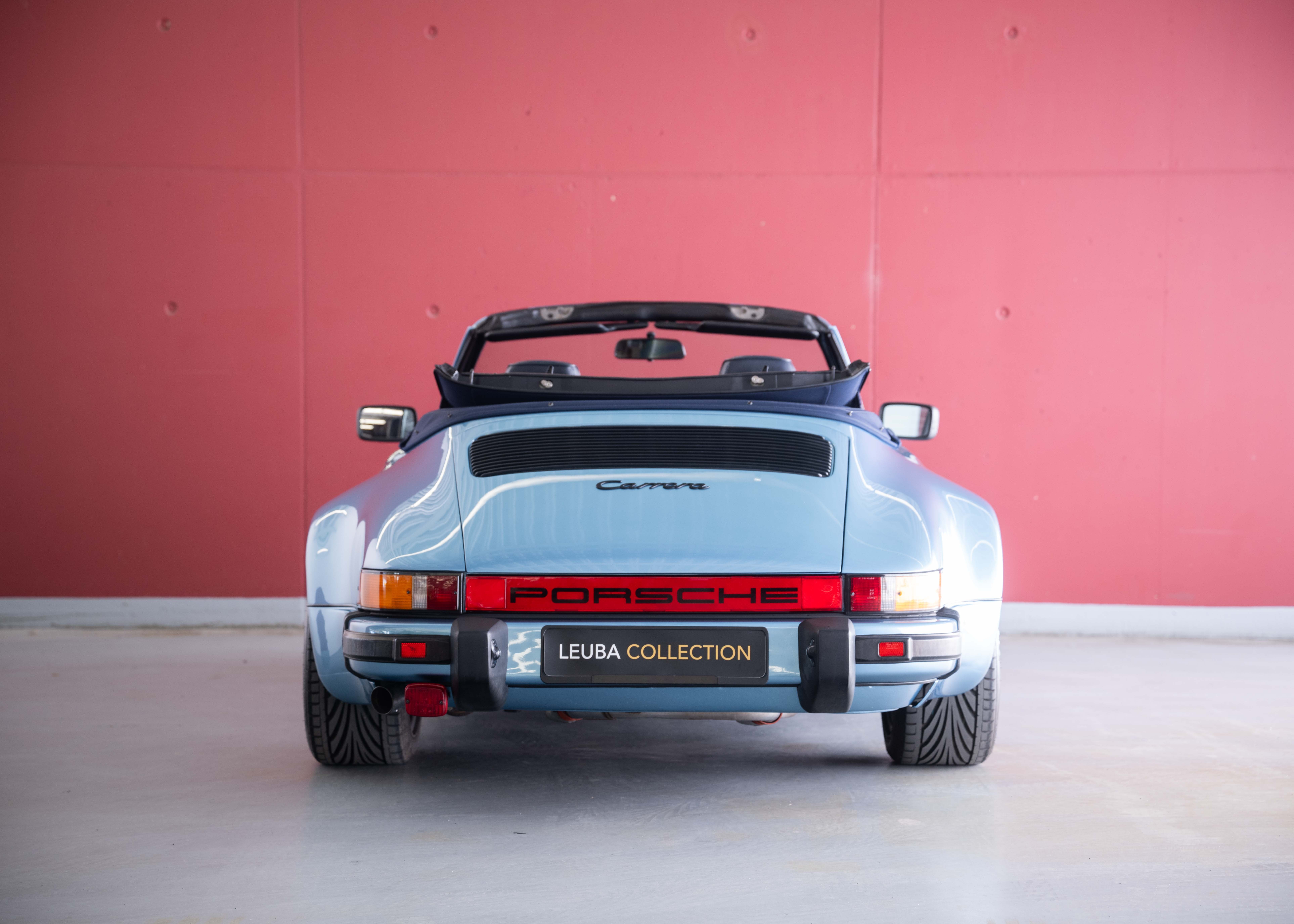 Image PORSCHE 911 911 Carrera 3.2 Cabrio Turbo Look (100% original, certified low mileage, L999 paint, restored, fully documented)