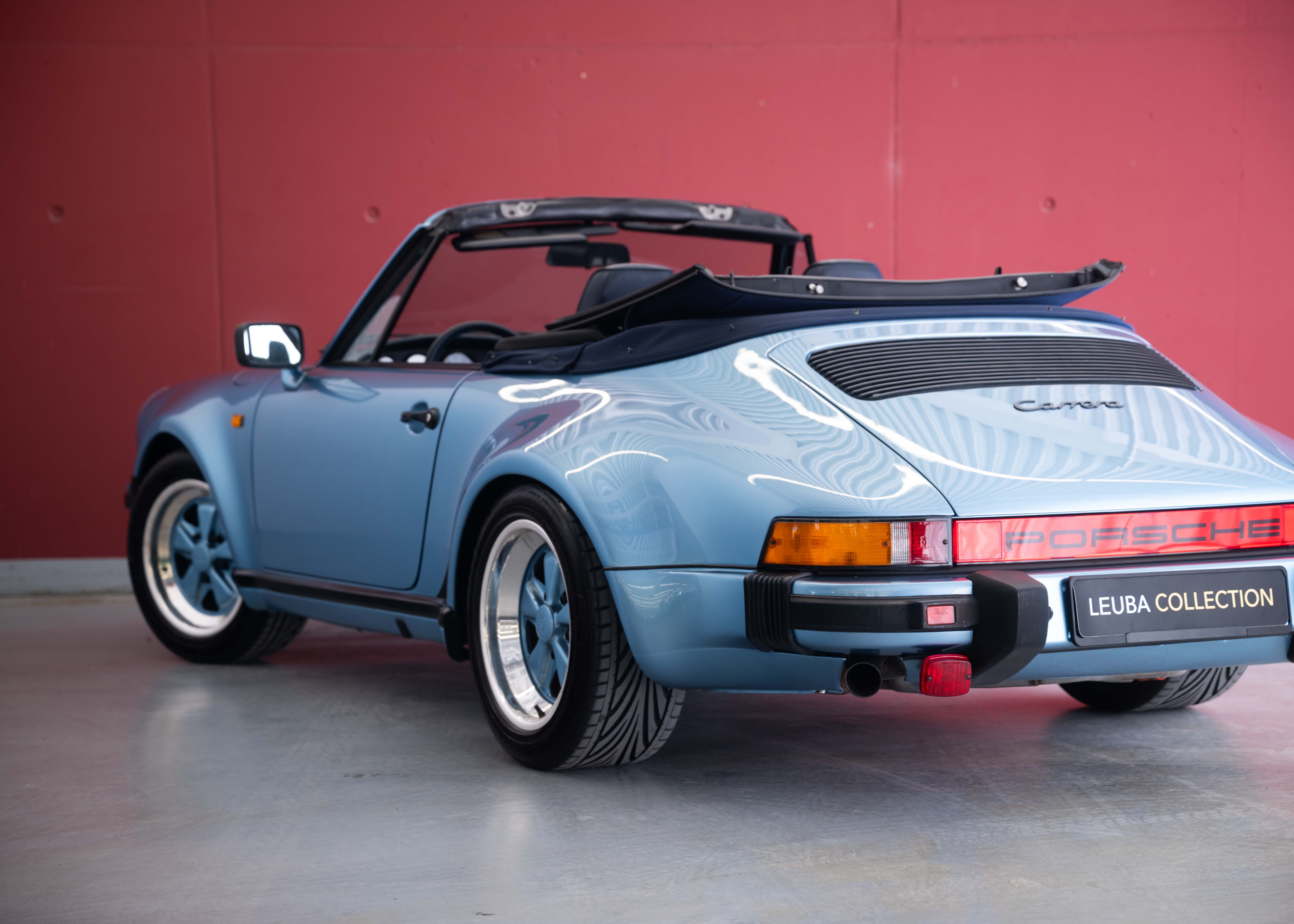Image PORSCHE 911 911 Carrera 3.2 Cabrio Turbo Look (100% original, certified low mileage, L999 paint, restored, fully documented)