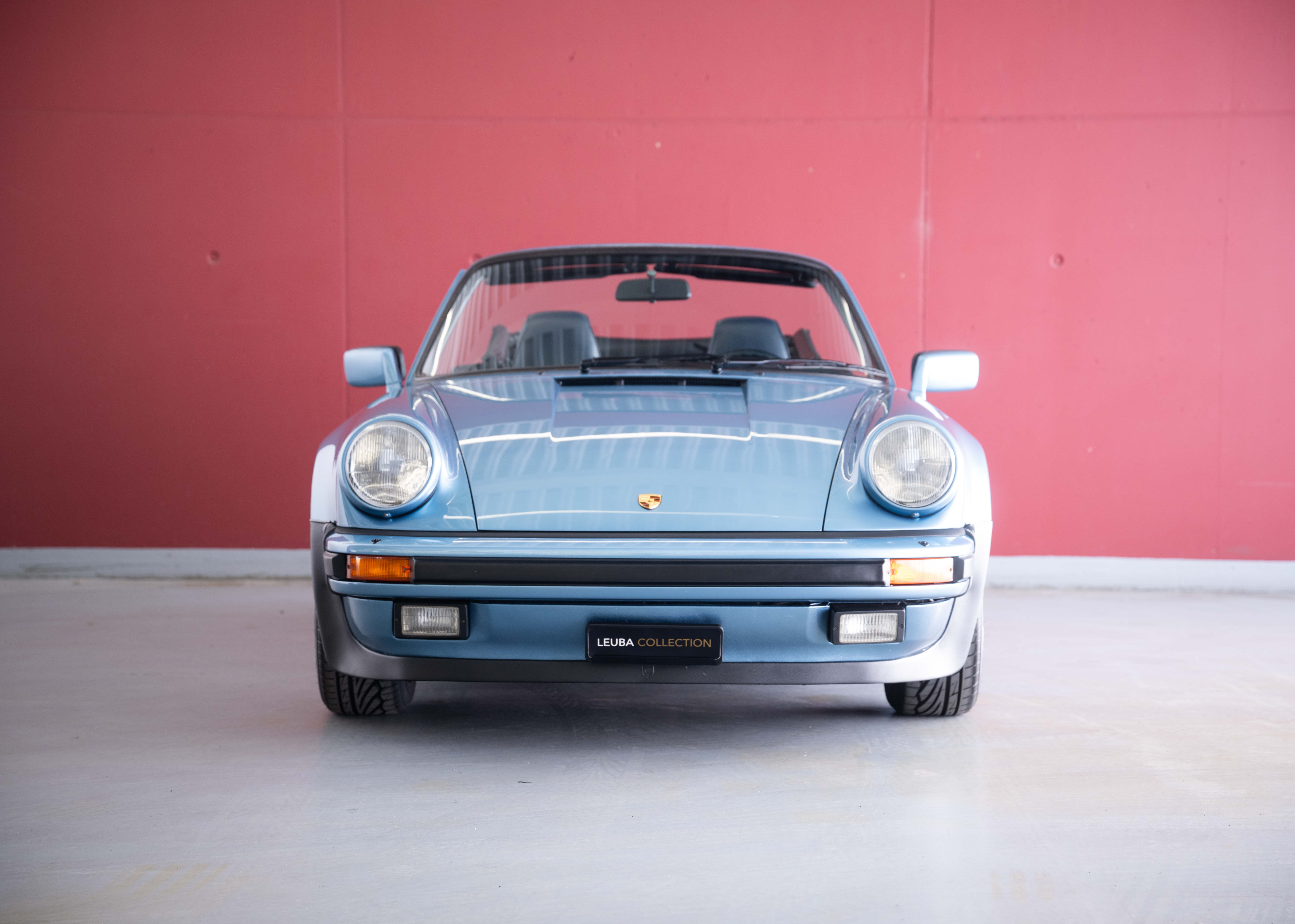 Image PORSCHE 911 911 Carrera 3.2 Cabrio Turbo Look (100% original, certified low mileage, L999 paint, restored, fully documented)