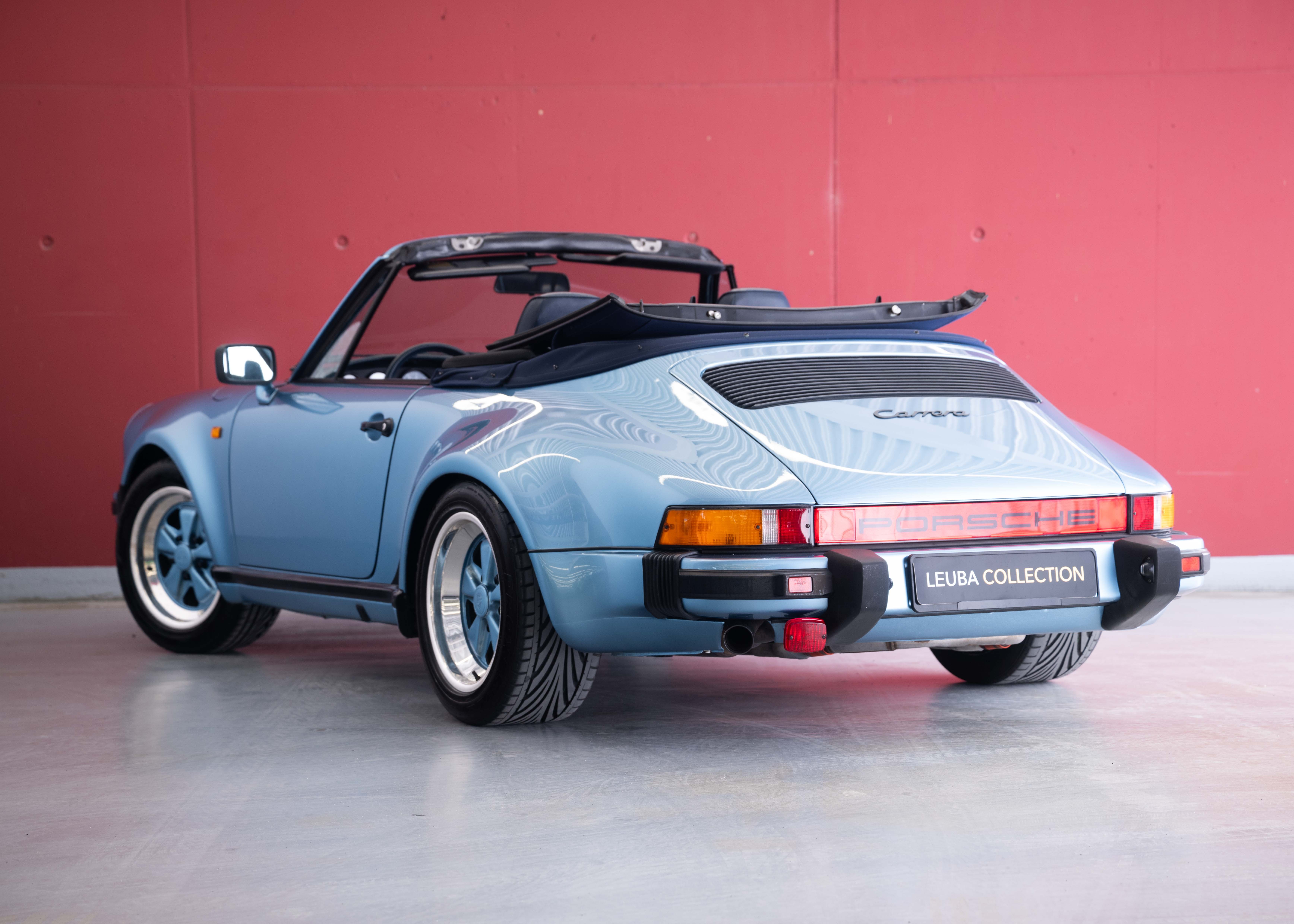 Image PORSCHE 911 911 Carrera 3.2 Cabrio Turbo Look (100% original, certified low mileage, L999 paint, restored, fully documented)