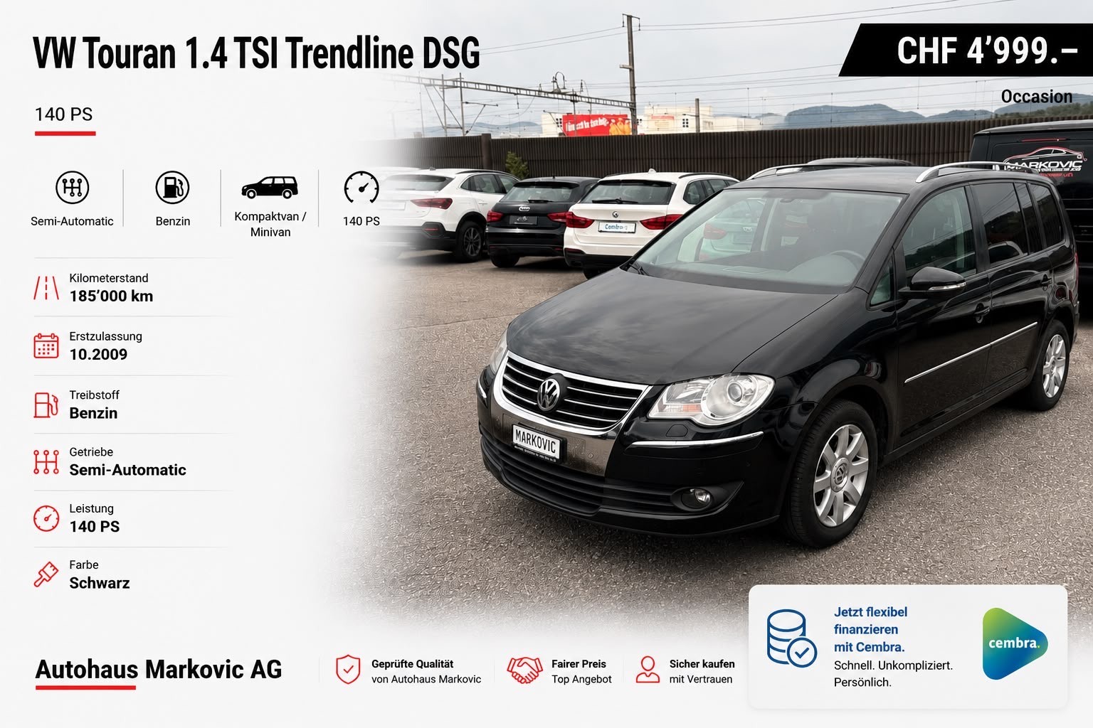 VW Touran 1.4 TSI Trendline DSG-image-0