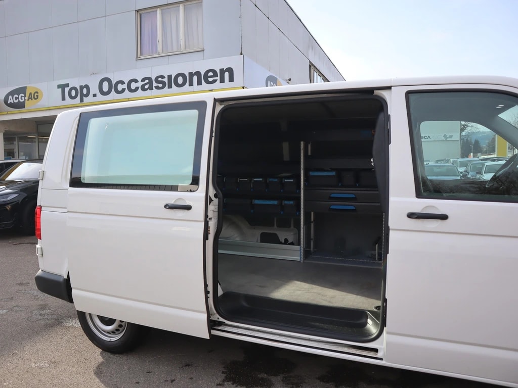 VW T6.1 2.0 TDI ** Lange Version 3400 mit Werkstatt Einrichtung **3-Plätzer ** Klima ** Nutzlast 1143 ** Tempomat **-image-5
