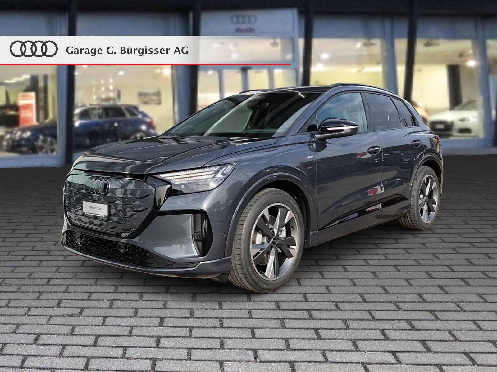 AUDI Q4 e-tron SUV quattro performance Attraction Tamboraggrau Metallic-image-0