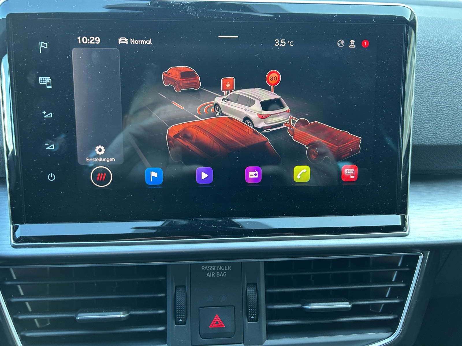 SEAT Tarraco 1.4 e-HYBRID DSG FR - Anhängevorrichtung - 360° Kamera - Garantie-image-9