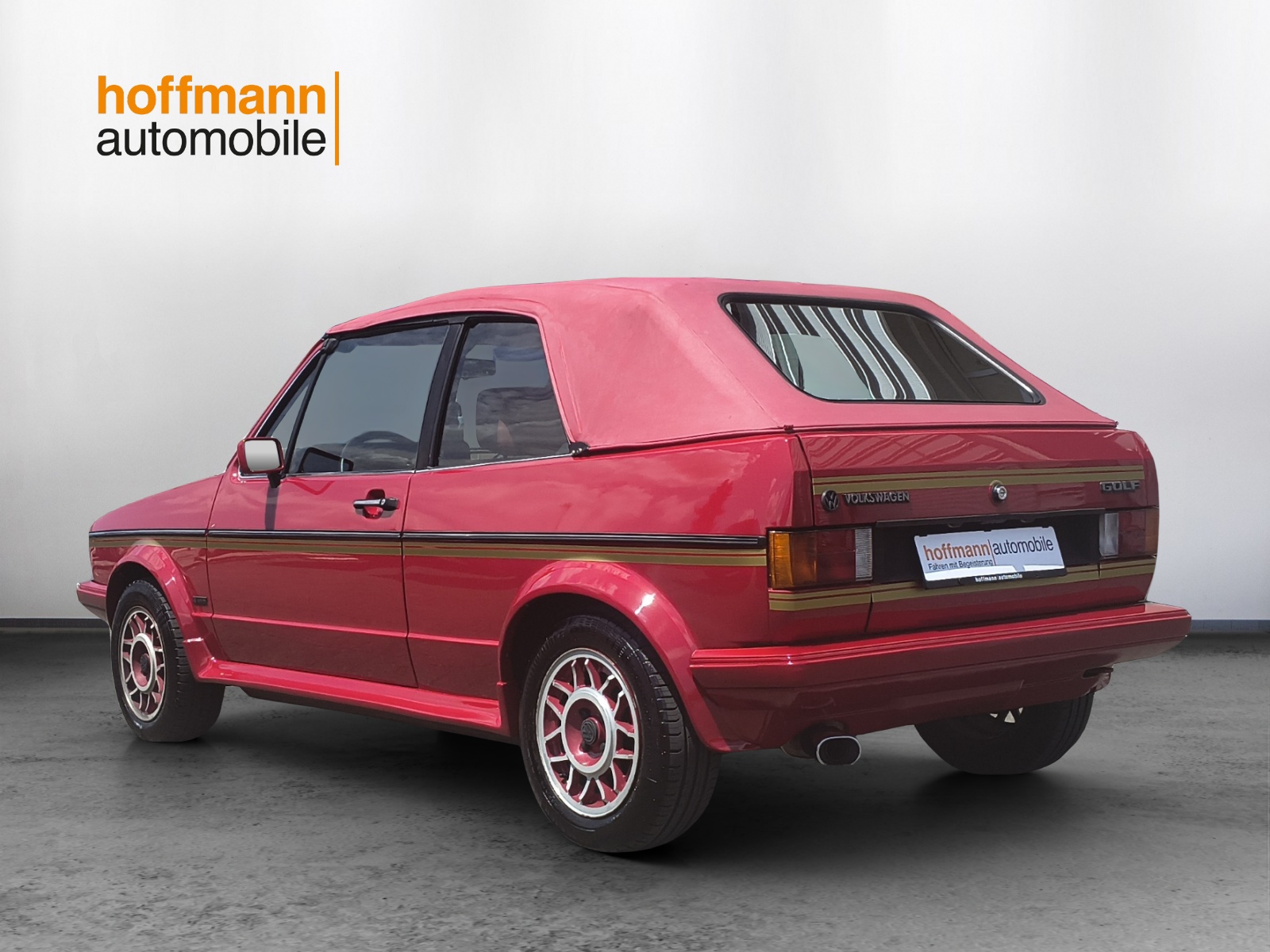 VW Golf Cabriolet 1800 (GL) Red Spezial-image-3