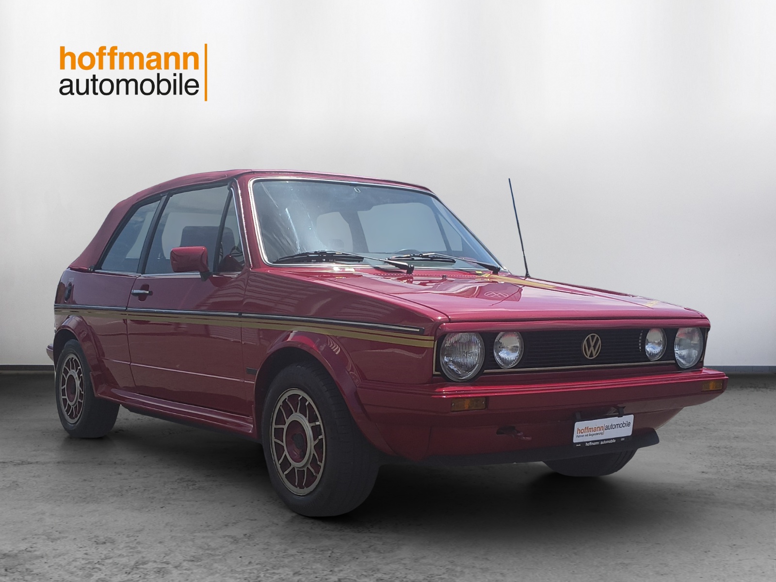 VW Golf Cabriolet 1800 (GL) Red Spezial-image-0