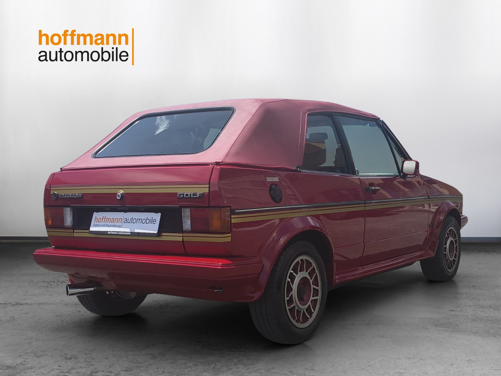 VW Golf Cabriolet 1800 (GL) Red Spezial-image-1