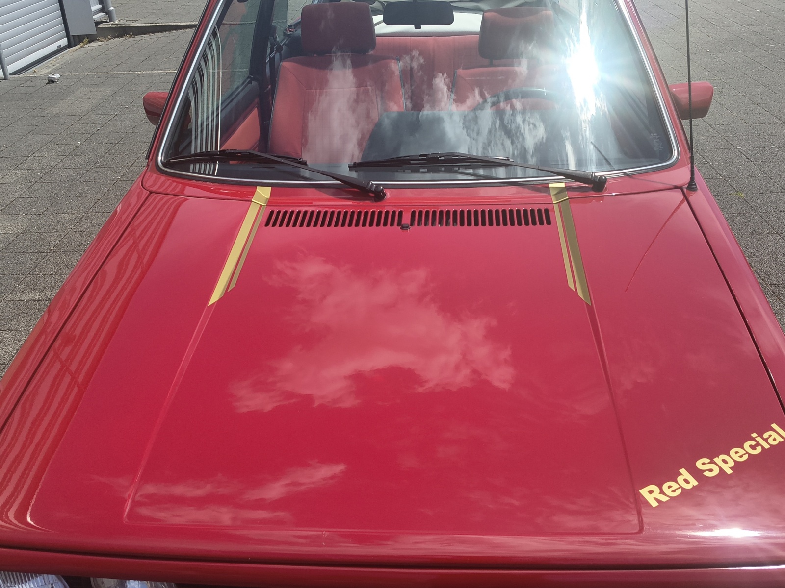 VW Golf Cabriolet 1800 (GL) Red Spezial-image-10
