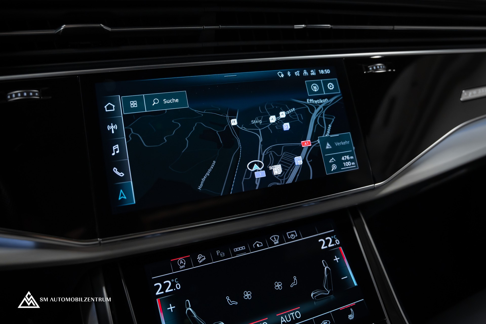 AUDI Q8 55 TFSI Black Edition quattro T-Tronic S-Line / Panorama / Nachtsicht / Rautensteppung / Head-Up / AHK-image-37