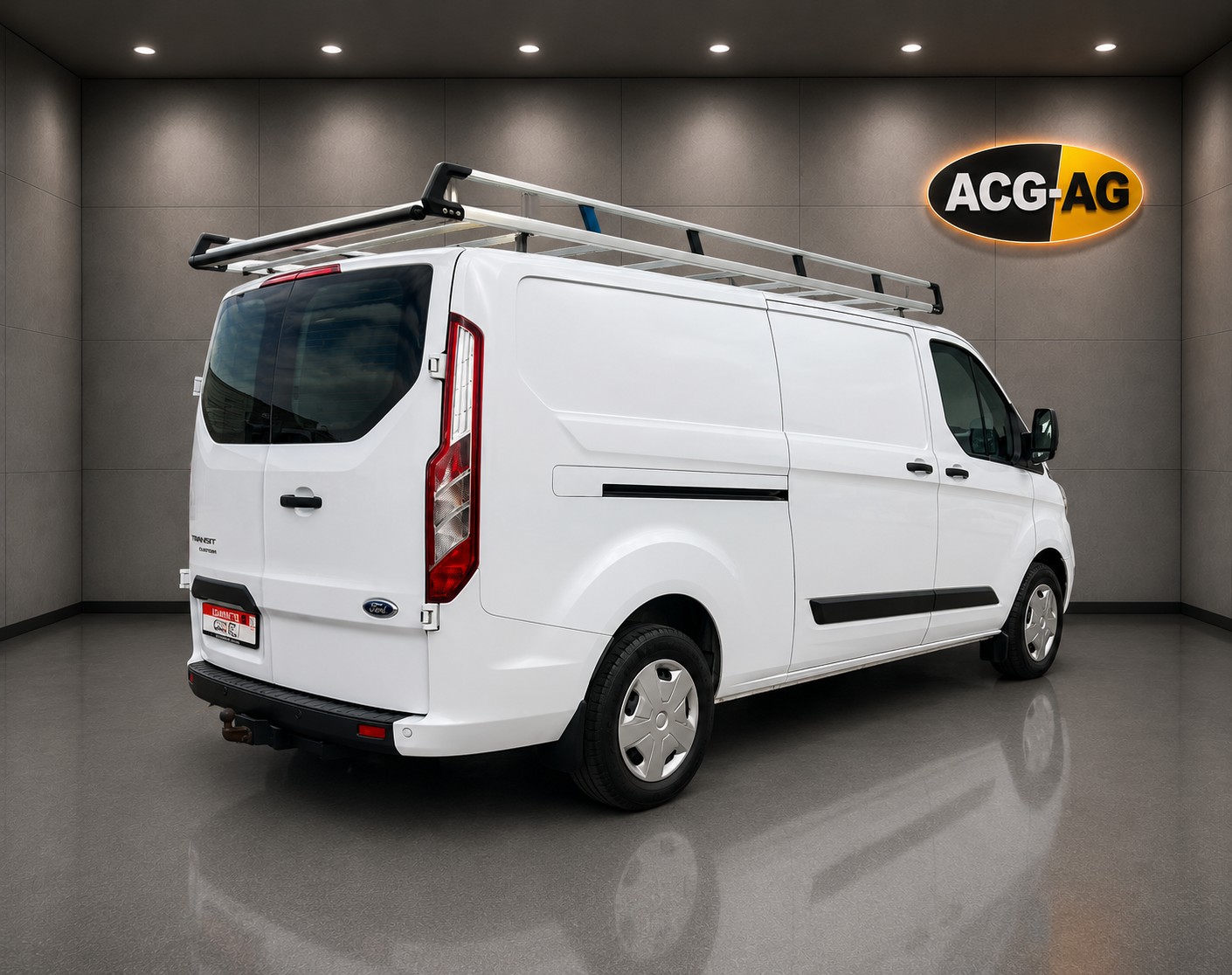 FORD Transit Custom Van 340 L2H1 Trend A ** 130 PS ** 3-Plätzer ** Sortimo ** Anh-Kupplung, 2800kg ** Dachträger ** Modell 2023 **-image-8