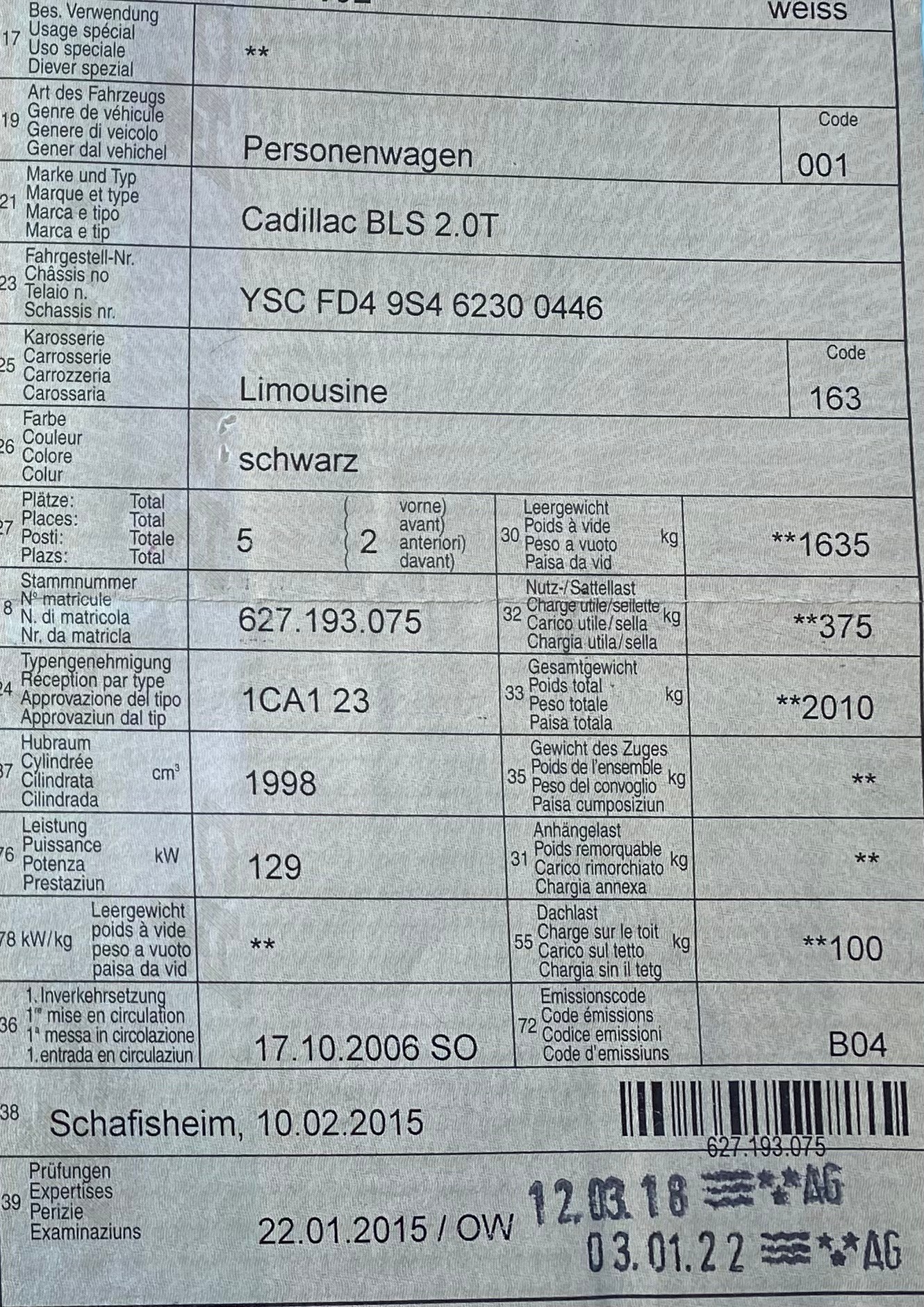 CADILLAC BLS 2.0T-image-10