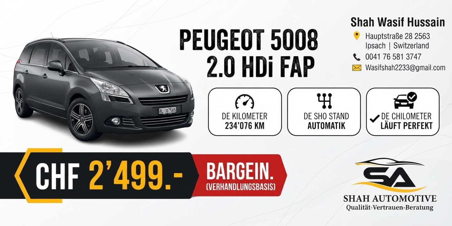 PEUGEOT 5008 2.0 HDI Sport Pack Automatic-image-0