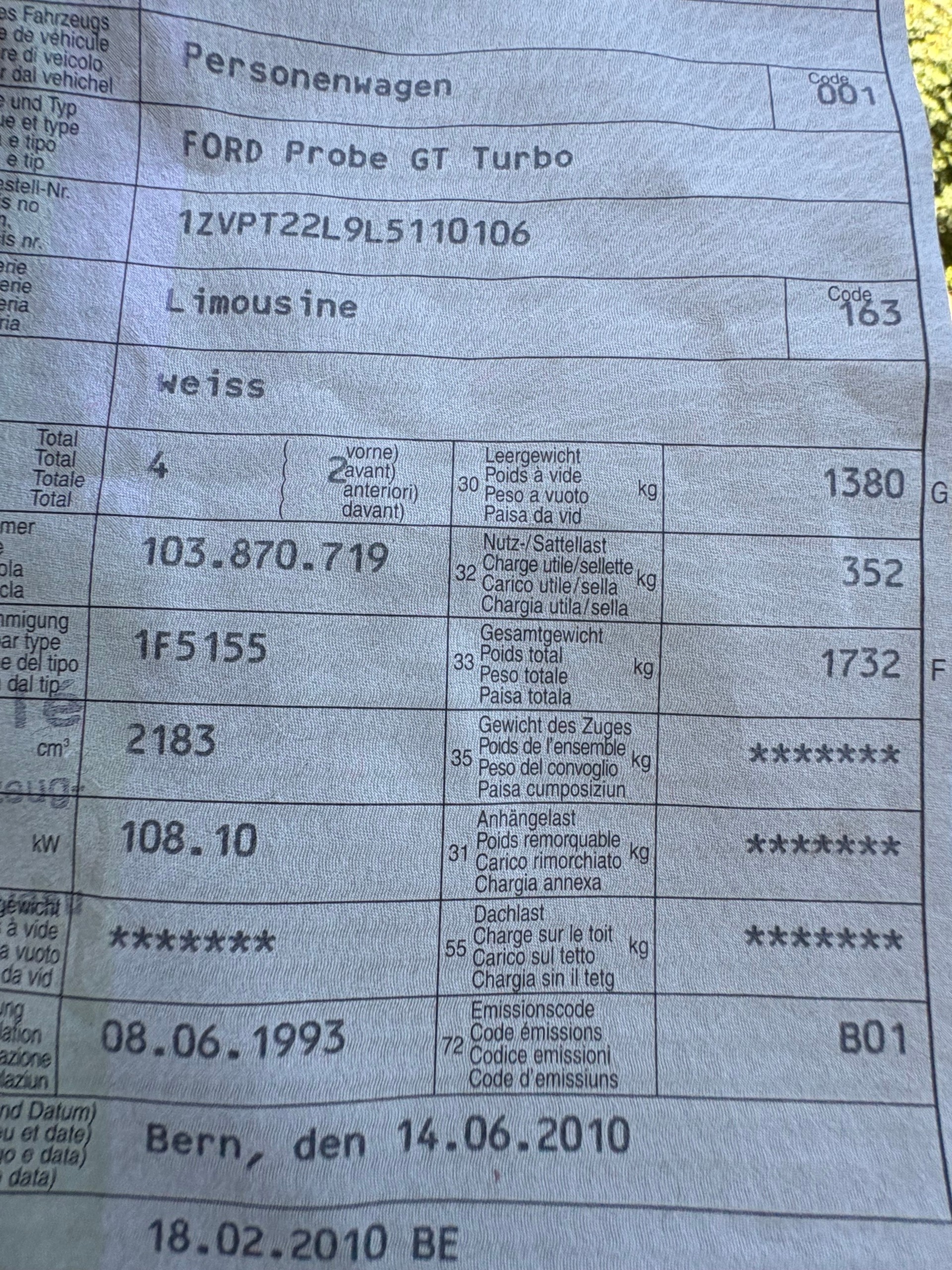 FORD Probe 2.2 GT Turbo-image-14