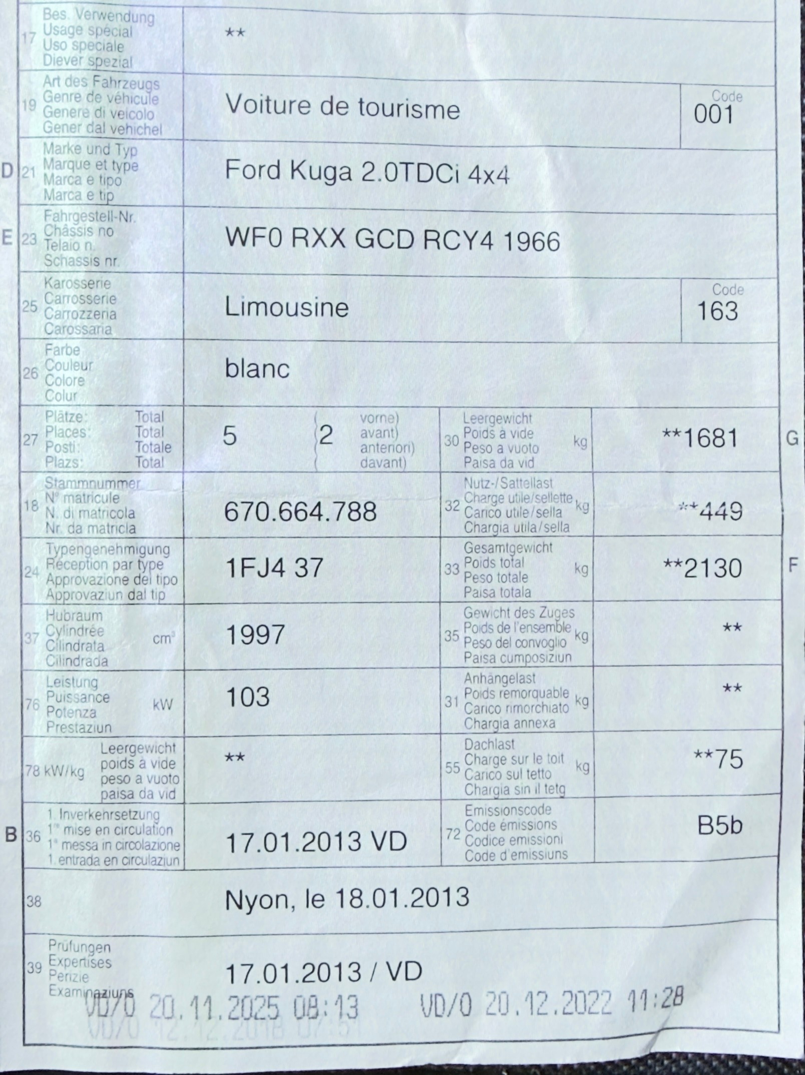 FORD Kuga 2.0 TDCi Titanium 4WD-image-14