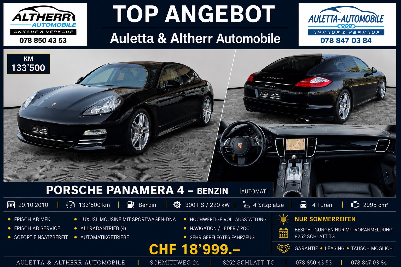 PORSCHE Panamera 4 3.6 PDK