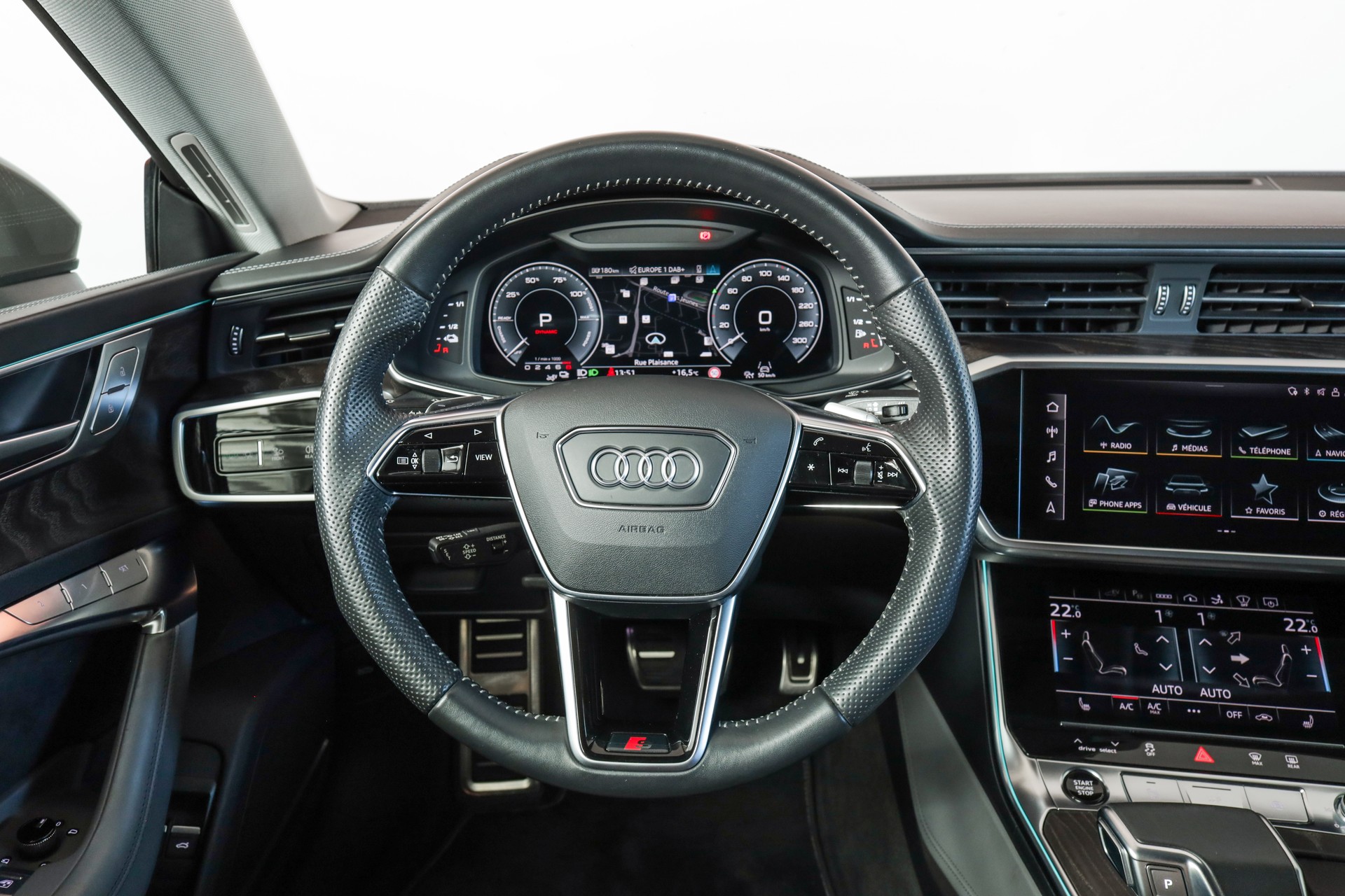 AUDI A7 Sportback 55 TFSI e quattro Carat Beige S line / Bang & Olufsen / Head-up Display-image-11