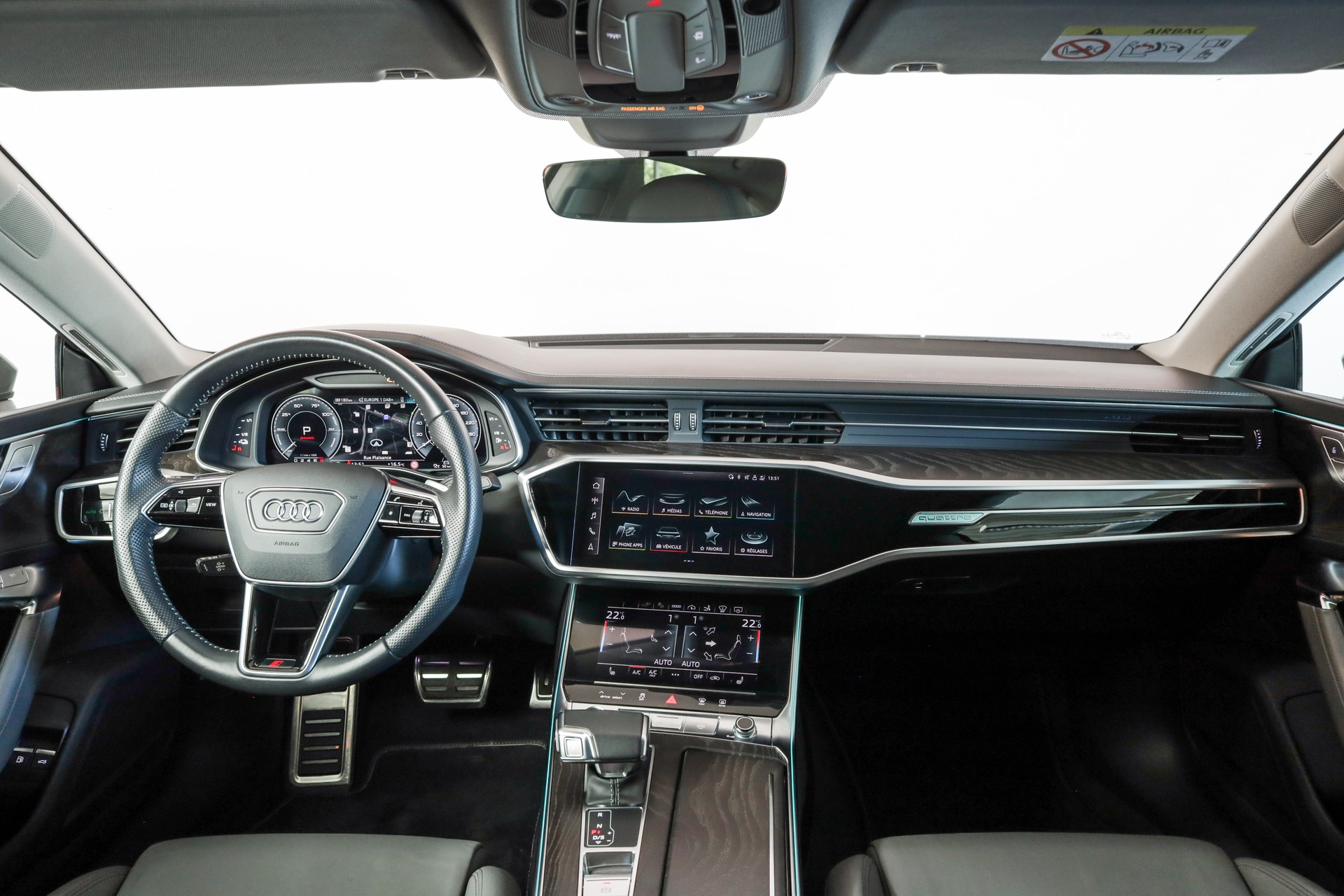 AUDI A7 Sportback 55 TFSI e quattro Carat Beige S line / Bang & Olufsen / Head-up Display-image-10