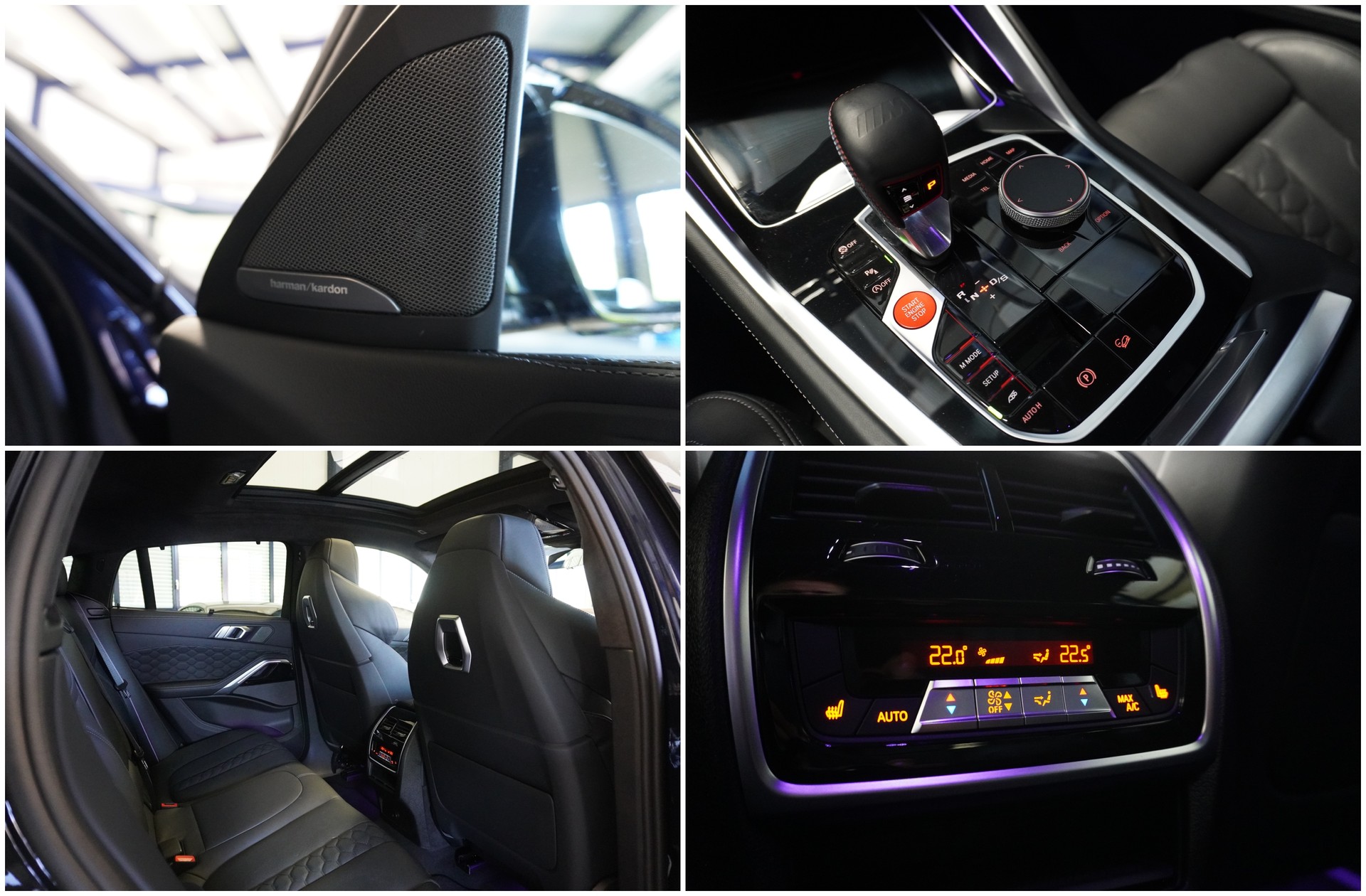 BMW X6M Steptronic M Competition // MASSAGE SITZE // WERKSGARANTIE BIS 05.2028 // PANORAMA GLASDACH // AHK //-image-14