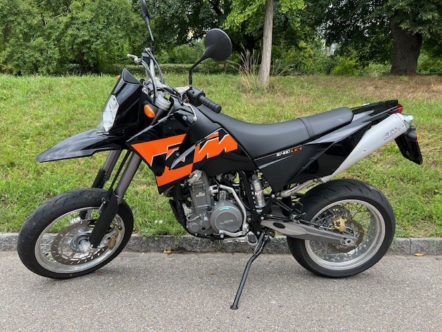 KTM LC4 - Supermoto (Garagenfahrzeug, 1. Hand)-image-1