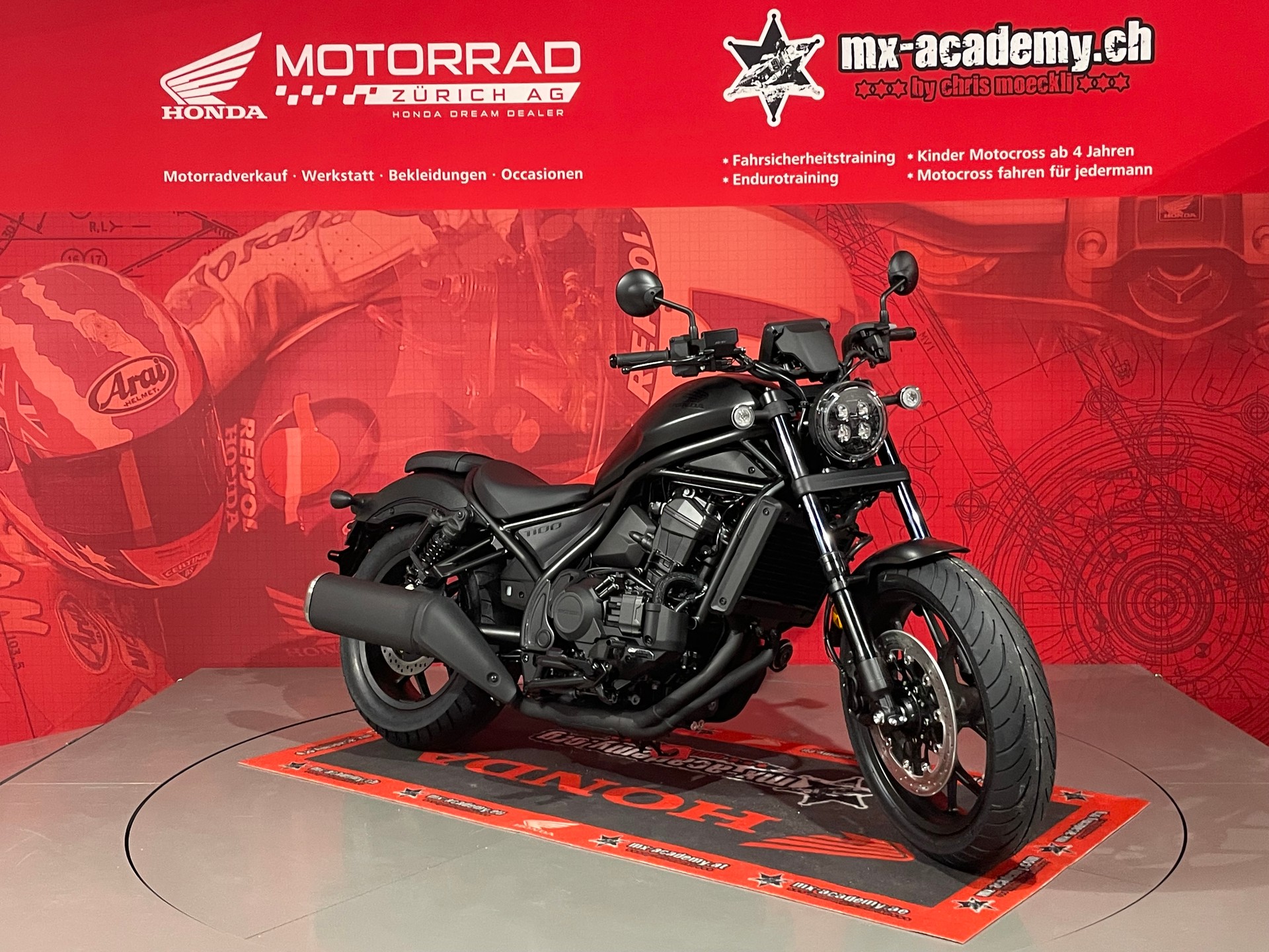 HONDA CMX1100 Rebel**DCT**Modell 2026**Neufahrzeug**Matte Ballistic Black Metallic*-showroom-element-2
