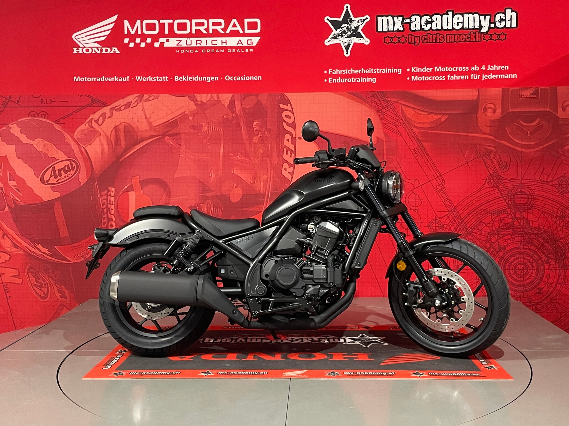 HONDA CMX1100 Rebel**DCT**Modell 2026**Neufahrzeug**Matte Ballistic Black Metallic*-showroom-element-1