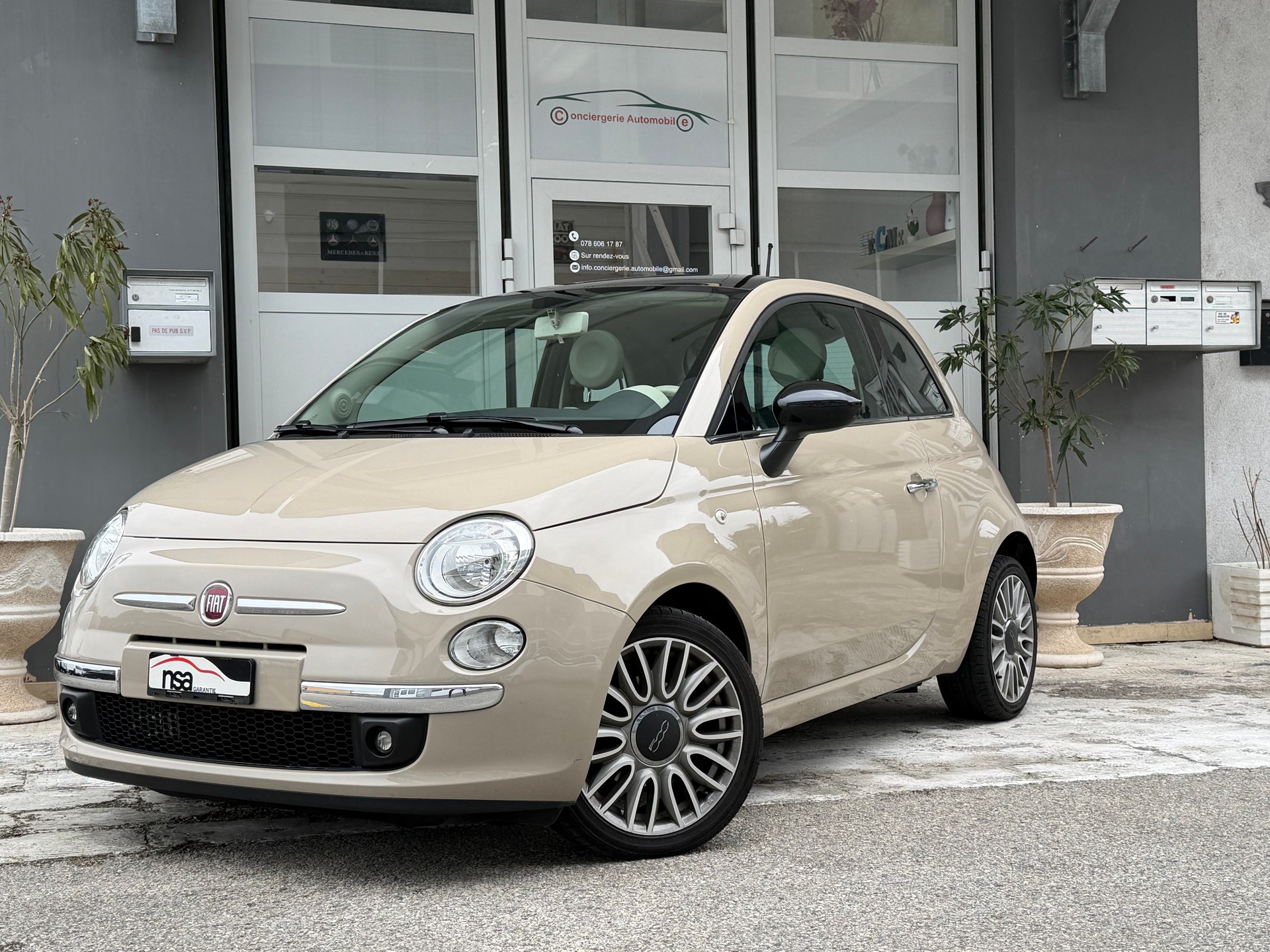 FIAT 500 0.9 Twinair Turbo Lounge Dualogic-image-0