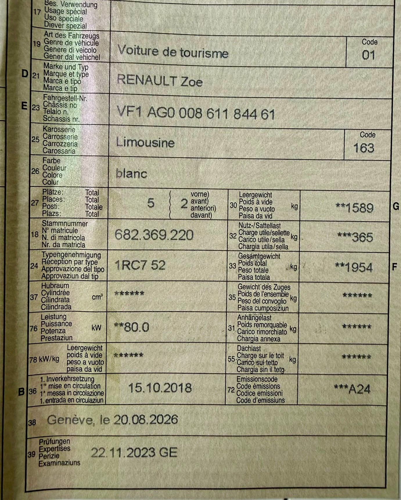 RENAULT Zoe Limited R110 (incl. Batterie)-image-14