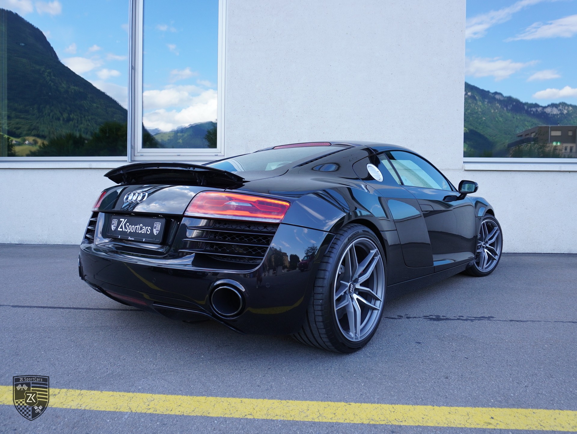 AUDI R8 Coupé 4.2 V8 DSG PANTHERSCHWARZ KRISTALL S-Tronic Capristo Abgasanlage !!-showroom-element-1
