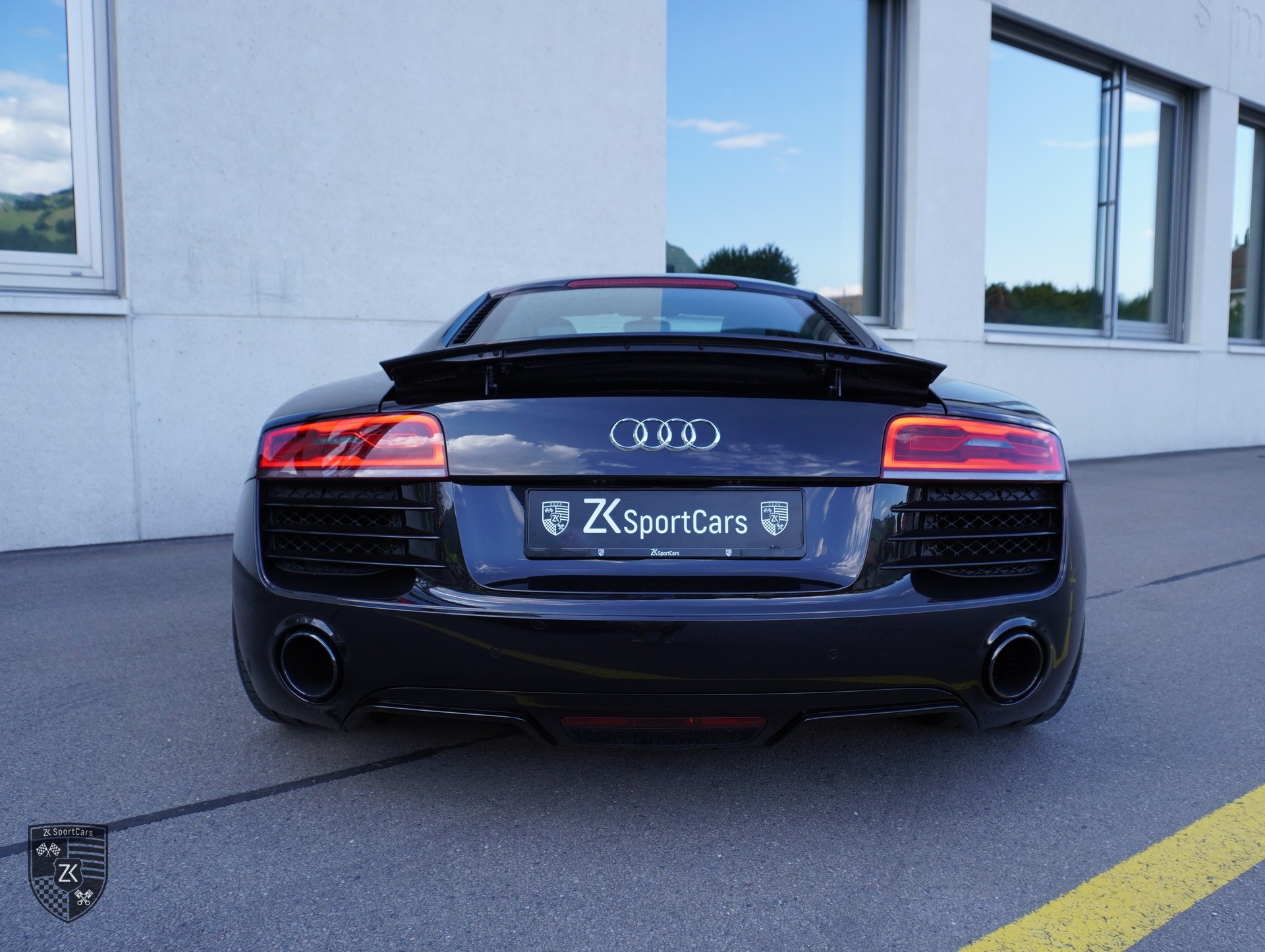 AUDI R8 Coupé 4.2 V8 DSG PANTHERSCHWARZ KRISTALL S-Tronic Capristo Abgasanlage !!-image-4