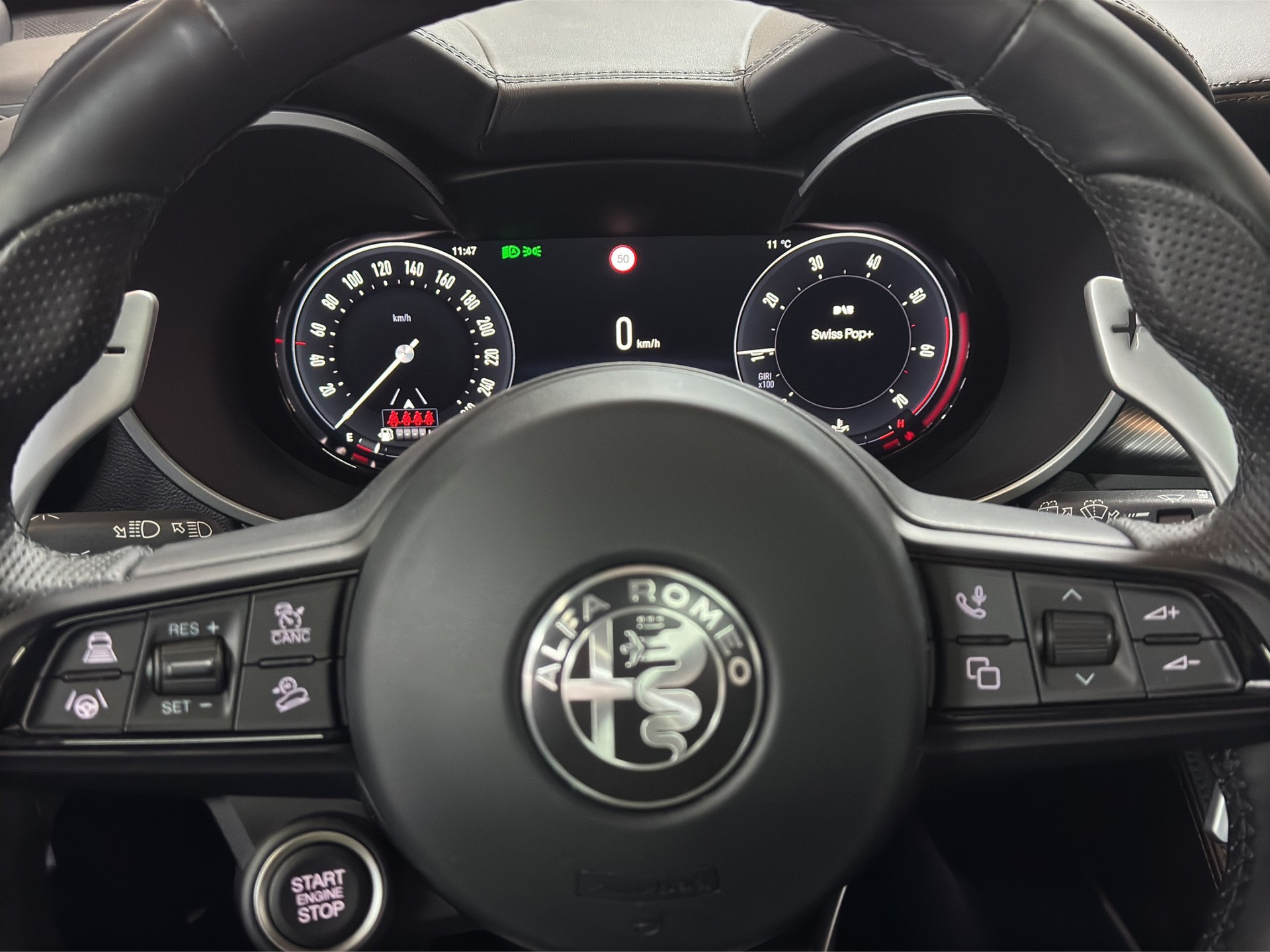 ALFA ROMEO Stelvio 2.2 JTDM Veloce Q4 AT8 "AHK schwenkbar-21"Alu Black"-image-13