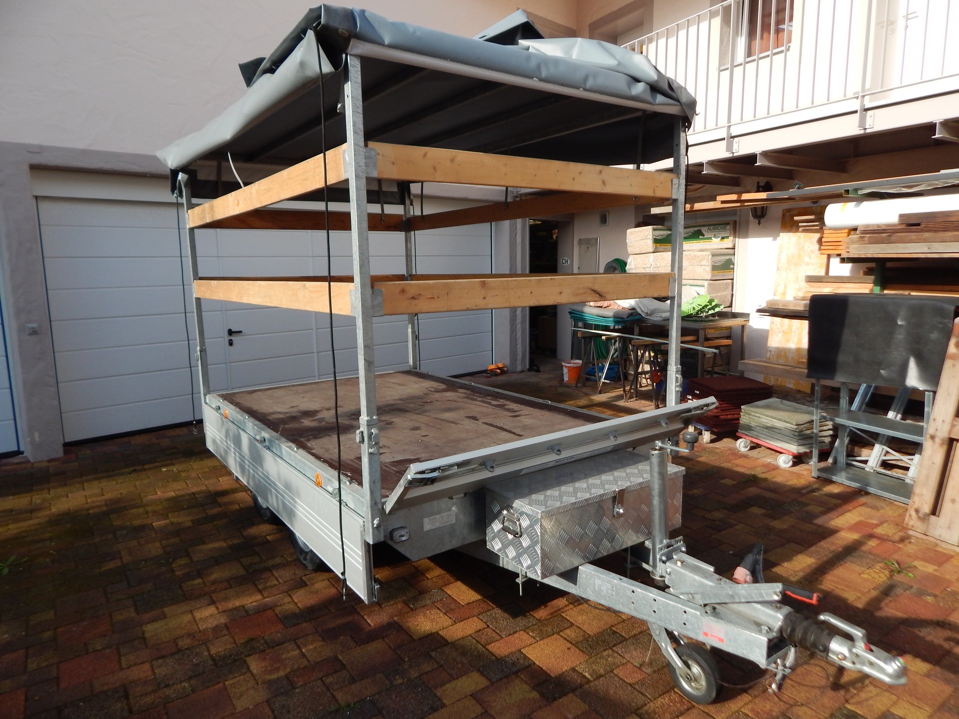 PONGRATZ LH 2600/16 T-AL – Blachenanhänger / Hochlader 2000kg-image-17