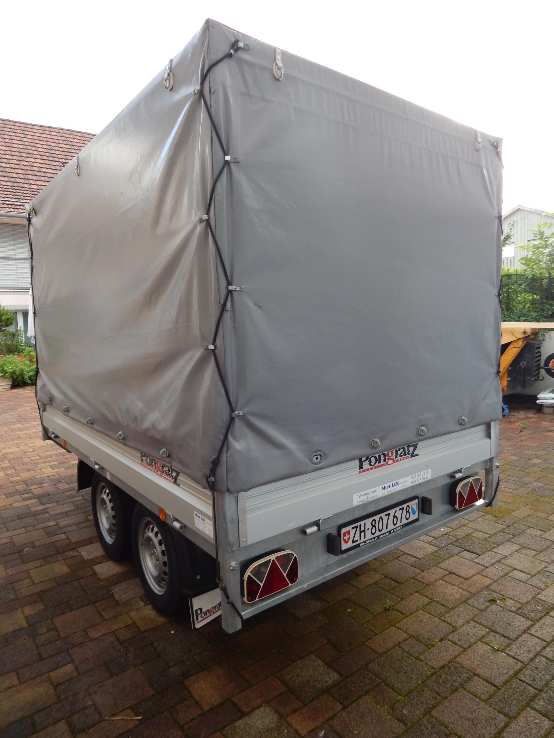 PONGRATZ LH 2600/16 T-AL – Blachenanhänger / Hochlader 2000kg-showroom-element-3