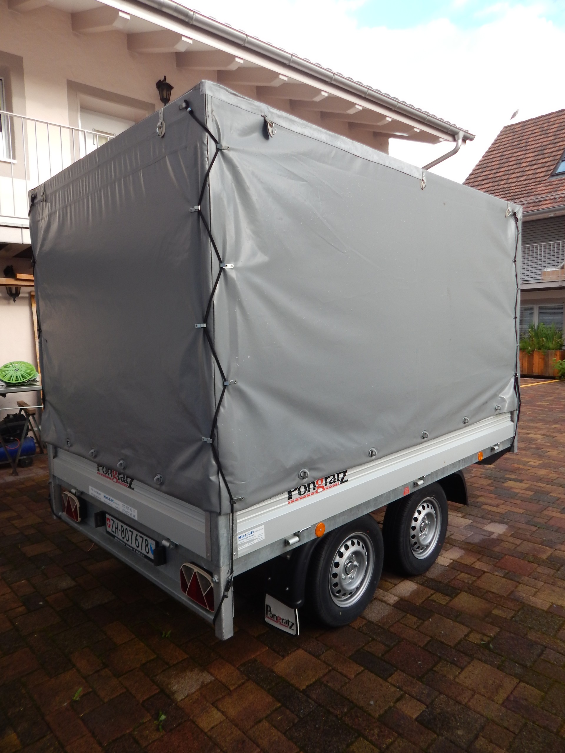 PONGRATZ LH 2600/16 T-AL – Blachenanhänger / Hochlader 2000kg-image-5
