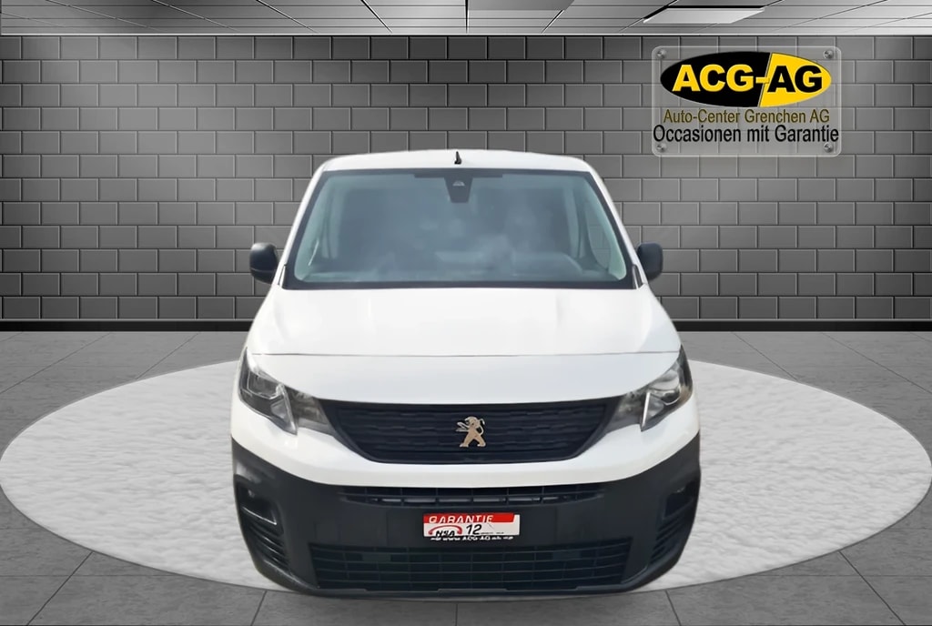 PEUGEOT Partner 1.5 Blue HDi s/s Asphalt Long 1000kg ** 130 PS ** 3-Plätzer ** RF-Kamera ** Werkstatt Eintrichtung ** Frisch ab MFK **-image-1